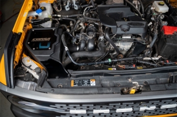 Picture of Corsa 2021-2025 Ford Bronco 2-3L Cold Air Intake With Donaldson Powercore Dry Filter