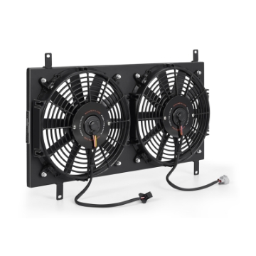 Picture of Mishimoto 90-97 Mazda Miata Aluminum Fan Shroud Kit - Black