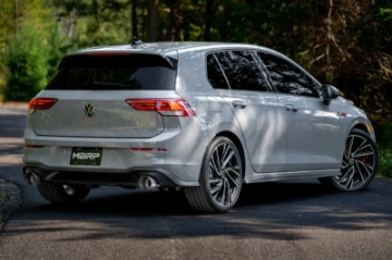 Picture of MBRP 2022 Volkswagen Golf GTI MK8 T304 SS 3in Cat-Back Exhaust 2-5in Dual Split Rear w- SS Tips