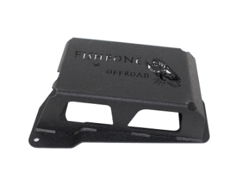 Picture of Fishbone Offroad 07-11 Jeep Wrangler JK Steel EVAP Canister Skid Plates - Black Textured Powdercoat