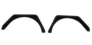 Picture of Fishbone Offroad 97-06 Jeep Wrangler TJ Steel Tube Fenders Rear 3In Flare - Blk Textured Powdercoat
