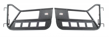 Picture of Fishbone Offroad 97-06 Jeep Wrangler TJ Front Tube Doors - Black Textured Powdercoat Steel