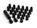 Picture of ICON Alloys Lug Nut Kit Black - 12x1-5 - 24 Lug Nuts w- Key