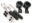 Picture of Daystar 2014-2021 Dodge Ram 2500 2WD - 2in Leveling Kit & 2 Front Scorpion Shocks