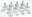 Picture of Daystar 1999-2007 Ford F-250 2WD-4WD All cabs - Body Mount Steel Sleeves Kit