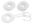 Picture of Daystar Fluorescent White D Ring Isolator w-Lock Washer Kit