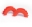 Picture of Daystar D-Ring Shackle Isolator Fluorescent Orange Pair