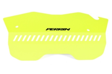 Picture of PERRIN 22-25 Subaru WRX Pulley Cover - Neon Yellow TALL - For Use w-o PERRIN AOS
