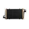 Picture of Mishimoto Universal Carbon Fiber Intercooler - Gloss Tanks - 525mm Black Core - S-Flow - P V-Band