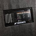 Picture of Mishimoto Universal Carbon Fiber Intercooler - Gloss Tanks - 600mm Gold Core - S-Flow - P V-Band
