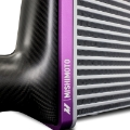 Picture of Mishimoto Universal Carbon Fiber Intercooler - Gloss Tanks - 600mm Silver Core - S-Flow - P V-Band