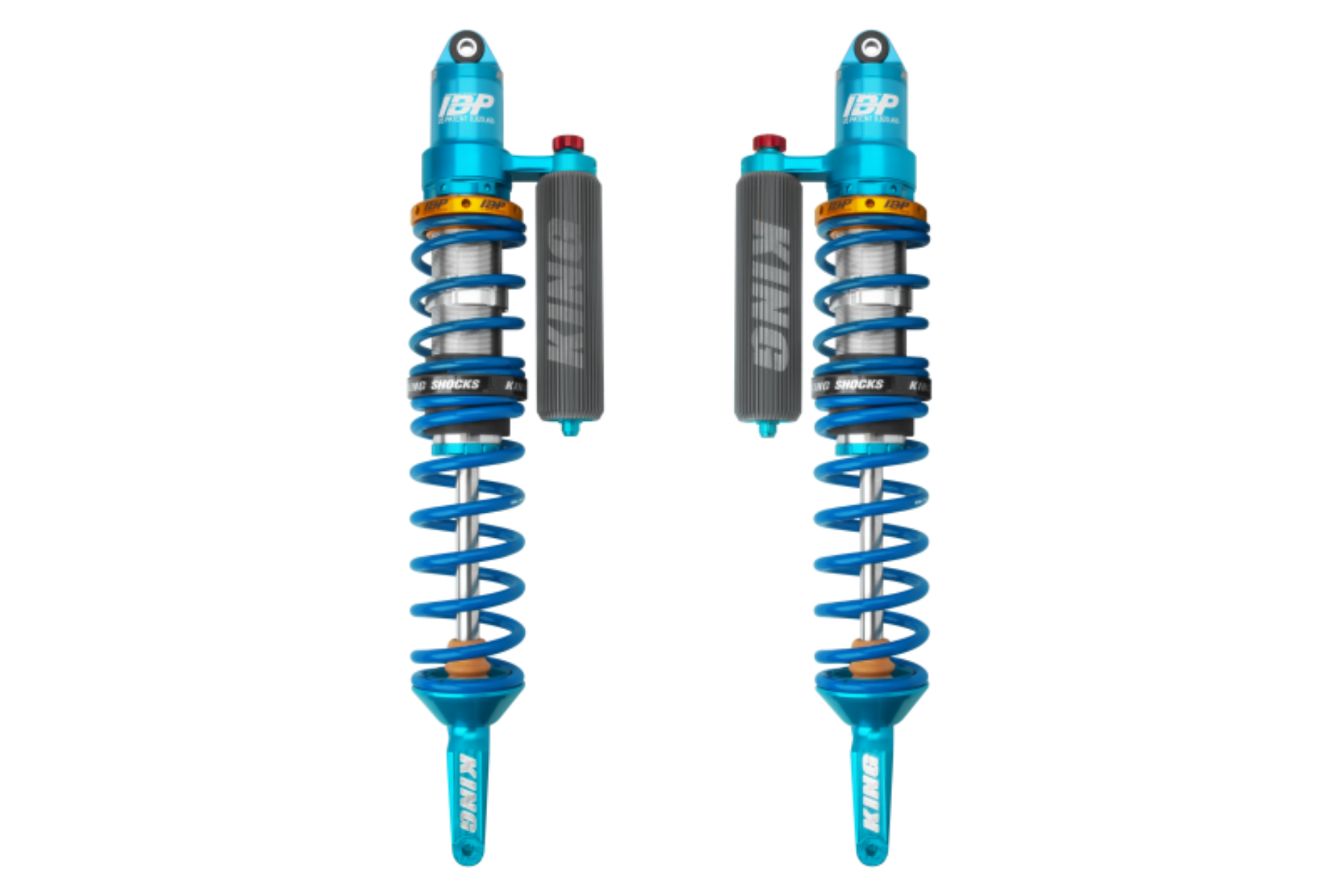 Picture of King Shocks 2022+ POLARIS RZR PRO R 3-0 Front Coilover Finned Reservoir Shock w-2-5 Adjuster -Single