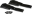 Picture of Kentrol 97-06 Jeep Wrangler TJ Tailgate Hinge Pair - Powdercoat Black