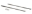Picture of Kentrol 87-95 Jeep Wrangler YJ Rocker Guards Pair - Polished Silver