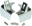 Picture of Kentrol 97-06 Jeep Wrangler TJ Light Bracket Pair - Polished Silver