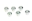 Picture of Kentrol 76-86 Jeep CJ Interior Knob Set 6 Pieces - Polished Silver