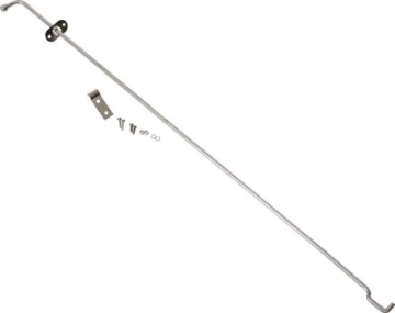 Picture of Kentrol 72-86 Jeep CJ Hood Prop Rod - Polished Silver