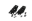 Picture of Kentrol 07-18 Jeep Wrangler JK Hood Hinge Pair - Powdercoat Black