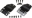 Picture of Kentrol 77-86 Jeep CJ7 Hardtop Liftgate Hinge Pair - Powdercoat Black