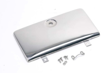 Picture of Kentrol 72-86 Jeep CJ Glove Box Door Use with OE Key Lock - Polished Silver