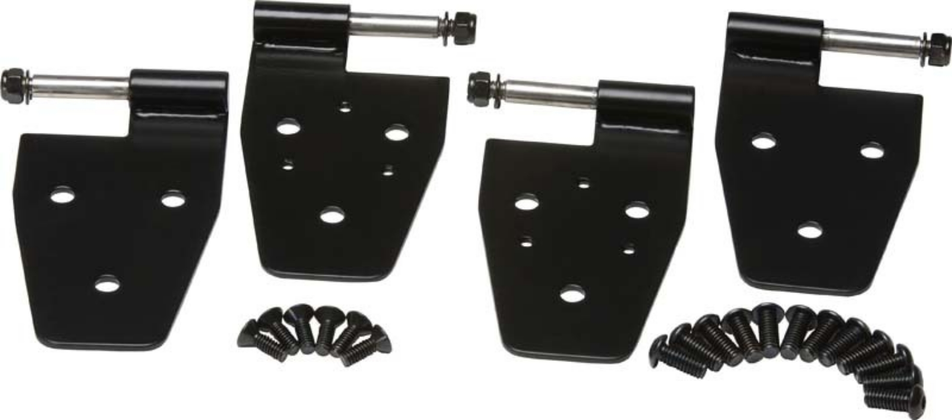 Picture of Kentrol 97-06 Jeep Wrangler TJ Door Hinge Set 4 Pieces - Powdercoat Black