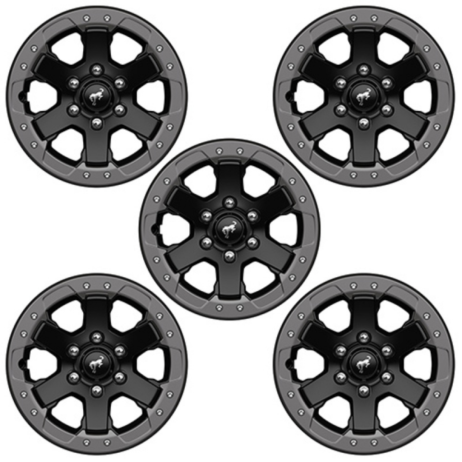 Picture of Ford Racing 21-23 Bronco 17inx8in Badlands Bead Lock Capable Wheel Kit