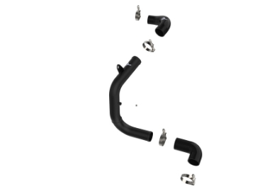 Picture of aFe Bladerunner 2-5in Aluminum Tube Hot Charge Pipe Black 2Volkswagen 22-23 GTI MKVIII L4-2-0L t