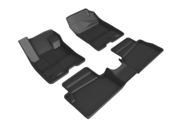 Picture of 3D MAXpider 2022 Ford Maverick Hybrid Kagu 1st & 2nd Row Floormat - Black