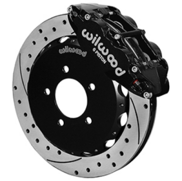 Picture of Wilwood 13-24 Honda Civic57mm Forged Narrow Superlite 6R Big Brake Front Brake Kit - Drilled Rotors