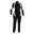Picture of OMP First Elle Overall Black-White - Size 38 For Women - Fia 8856-2018