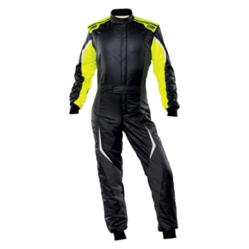 Picture of OMP Tecnica Evo Overall My21 Black-Yellow - Size 58 Fia 8856-2018
