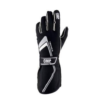 Picture of OMP Tecnica Gloves My2021 Black-White - Size Xs Fia 8856-2018