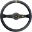 Picture of OMP Rally Dished Steering Wheel 350mm - Large Leather Black