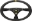 Picture of OMP WRC Mid-Depth 350mm Dished - Small Suede Black