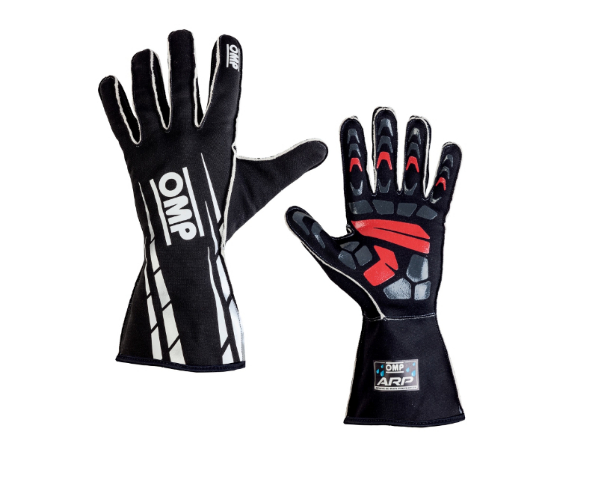 Picture of OMP ARP Gloves Black - Size XXS