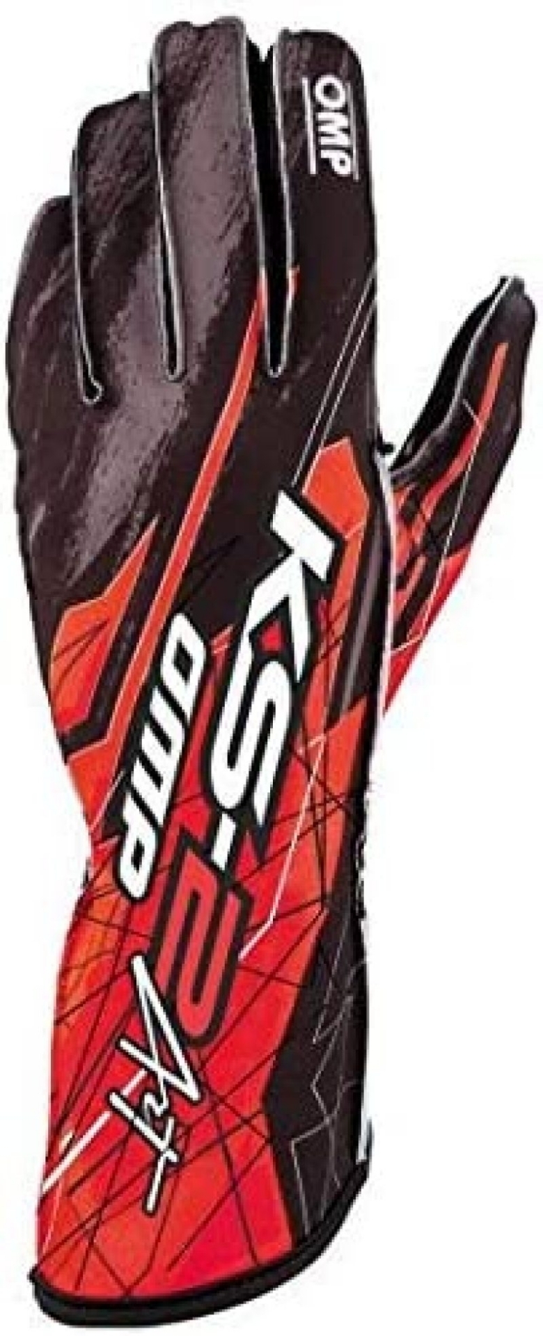 Picture of OMP KS-2 Art Gloves Black-Red - Size 6 For Children