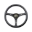 Picture of OMP Sand Flat Steering Wheel Diameter 380mm