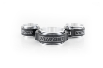 Picture of Vibrant 2in O-D- Aluminized HD 2-0 Clamp Assembly - Anodized Black