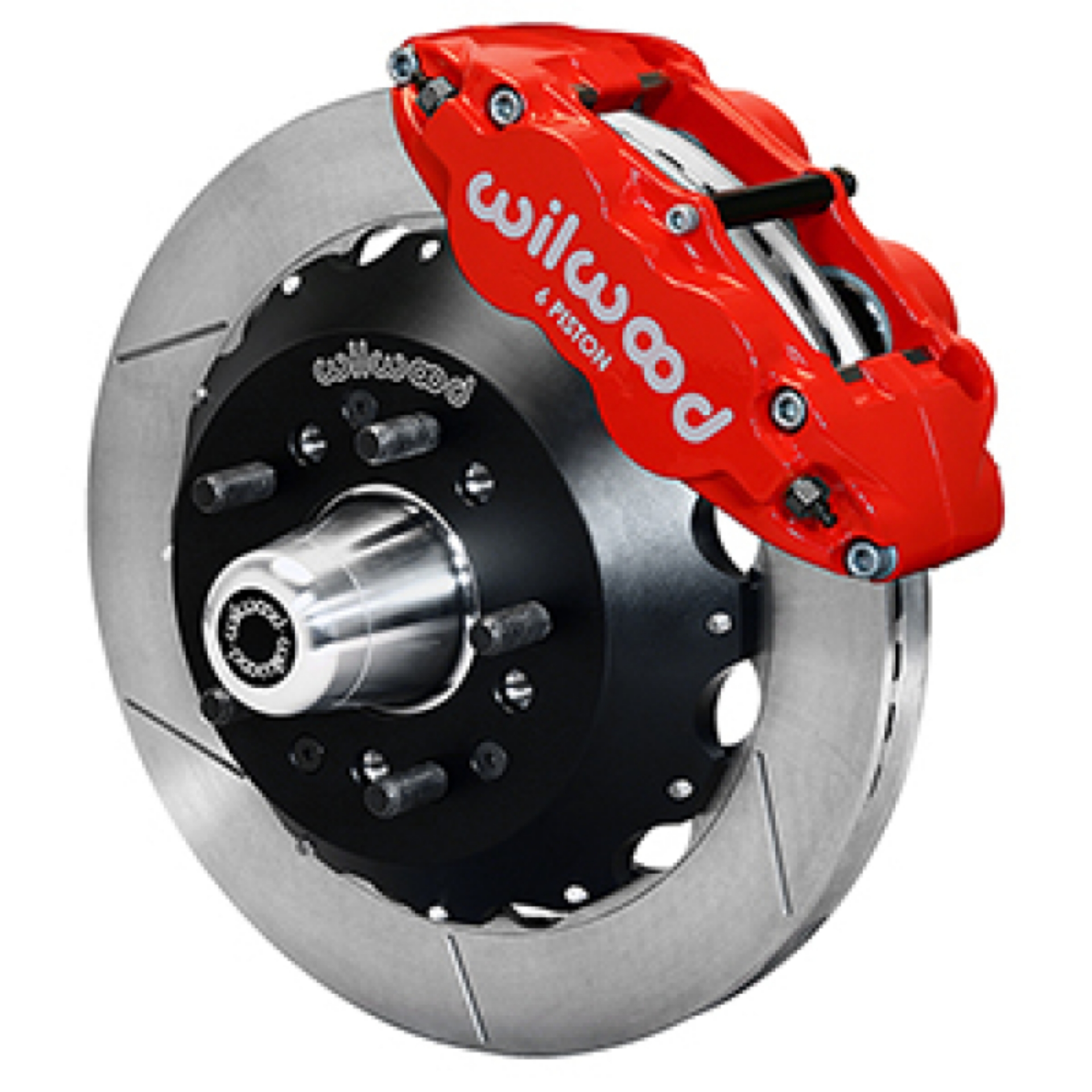 Picture of Wilwood 55-57 Chevy Bel Air Superlite 6R Kit, 5 x 4-50in-4-75in Hub - 12-88in Slotted - Red