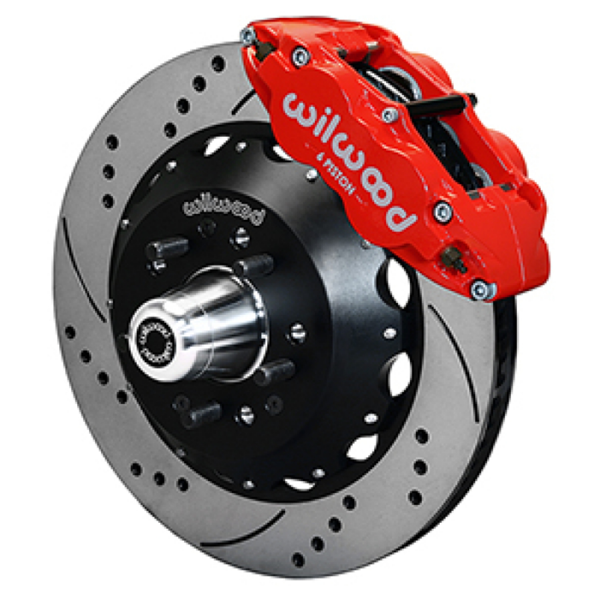 Picture of Wilwood 55-57 Chevy Bel Air Superlite 6R Kit, 5 x 4-50in-4-75in Hub - 14-00in D&S Rotor - Red