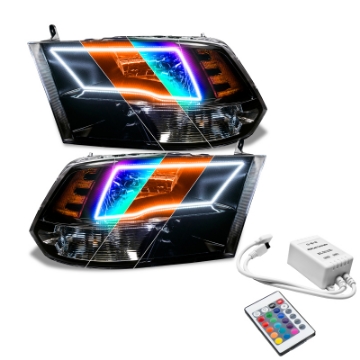Picture of Oracle Lighting 09-18 Ram 1500 Sport Pre-Assembled w-Switchback Halo Headlights