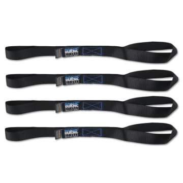 Picture of Borne Off-Road Medium-Duty Ratchet Tie-Down Kit 4-Pack Black