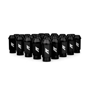 Picture of Mishimoto Aluminum Locking Lug Nuts M12x1-5 27pc Set Black