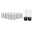 Picture of Mishimoto Aluminum Locking Lug Nuts M12x1-5 27pc Set Silver