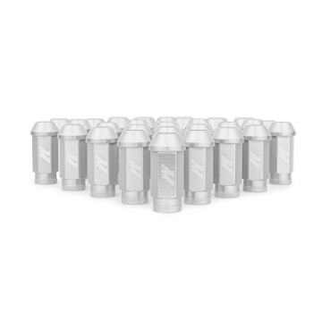 Picture of Mishimoto Aluminum Locking Lug Nuts M12x1-5 27pc Set Silver