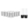 Picture of Mishimoto Aluminum Locking Lug Nuts M12x1-25 20pc Set Silver