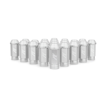 Picture of Mishimoto Aluminum Locking Lug Nuts M12x1-5 20pc Set Silver