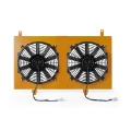 Picture of Mishimoto 03-06 Nissan 350Z Aluminum Fan Shroud Gold