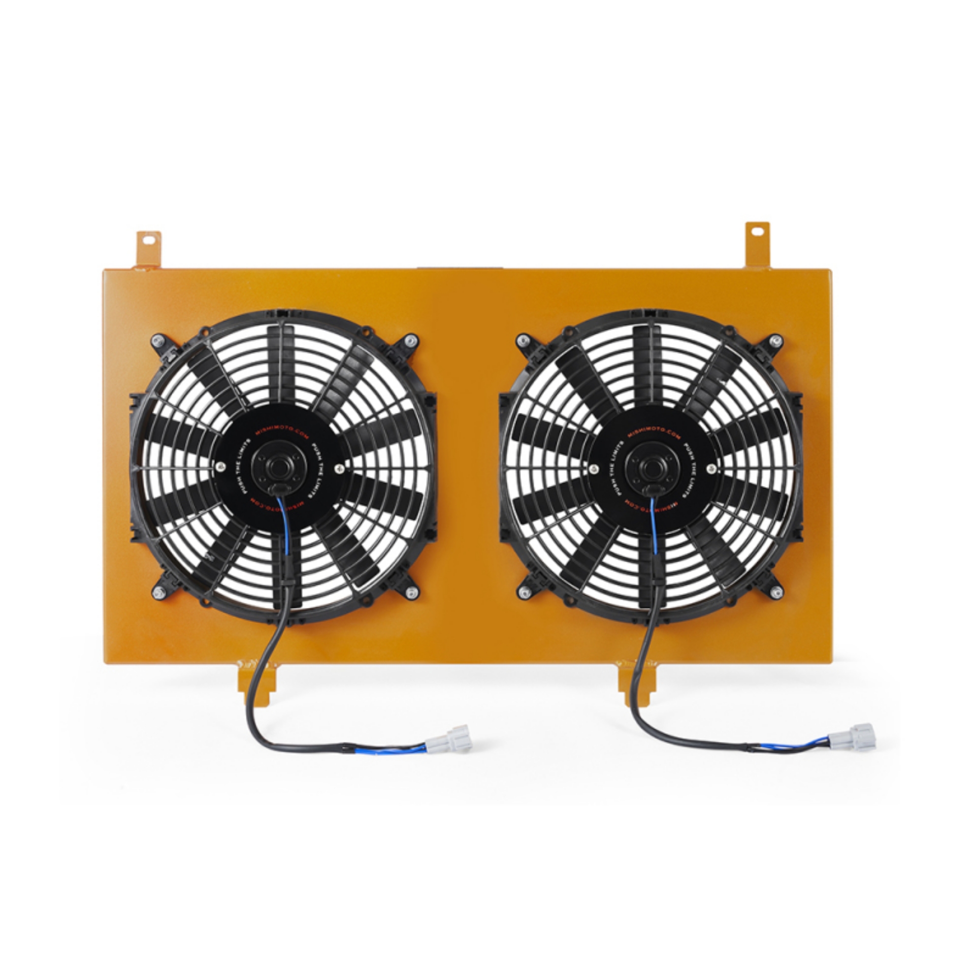 Picture of Mishimoto 03-06 Nissan 350Z Aluminum Fan Shroud Gold