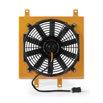 Picture of Mishimoto 92-00 Honda Civic Aluminum Fan Shroud Gold